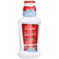 Colgate optic white-white seal mouthwash