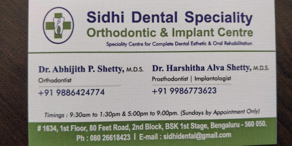 Sidhi Dental Speciality Orthodontic And Implant Centre - Banner 1